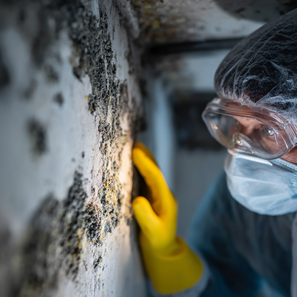 Mold containment setup